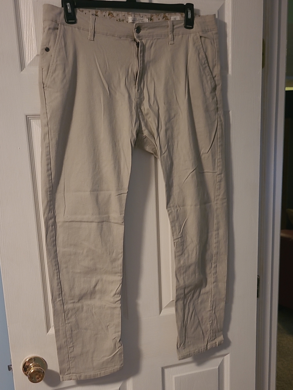 Men's Casual Pants - Neutral Chinos Michael Brandon Essentials 36x30